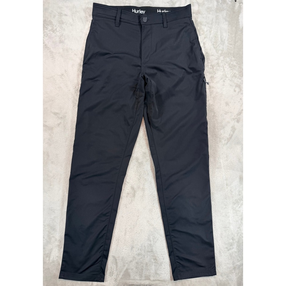 Hurley Mens Jet Set Tech Chino Pants Black 32x34
